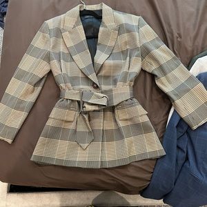 Zara houndstooth women’s suit